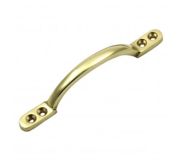 Prima Sash Pull Handle - Polished Brass