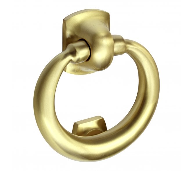 Prima SB28 Ring Door Knocker - Satin Brass