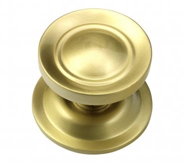 Prima SB669 Victorian Large Centre Door Knob - Satin Brass