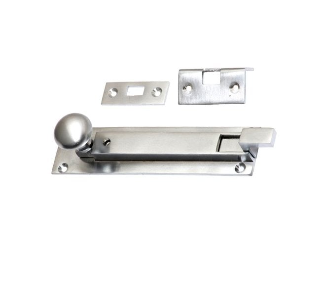 Prima SCP2000 Cranked Locking Door Bolts - Satin Chrome