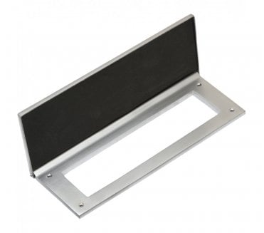 Prima SCP2012 Luxury Letter Plate Tidy & Draught Excluders - Satin Chrome