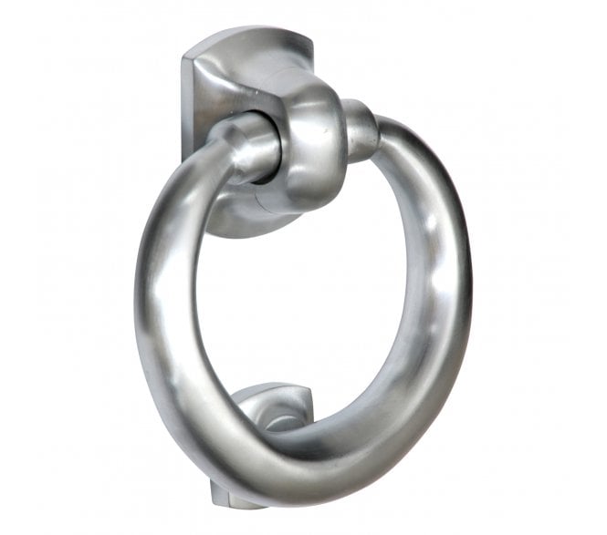 Prima SCP28 Ring Door Knocker - Satin Chrome