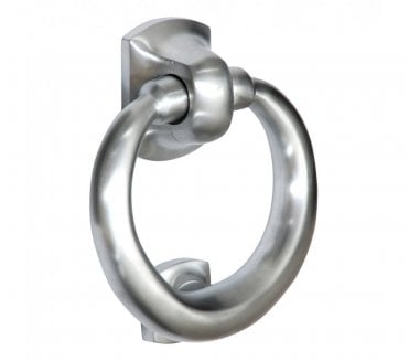 Prima SCP28 Ring Door Knocker - Satin Chrome