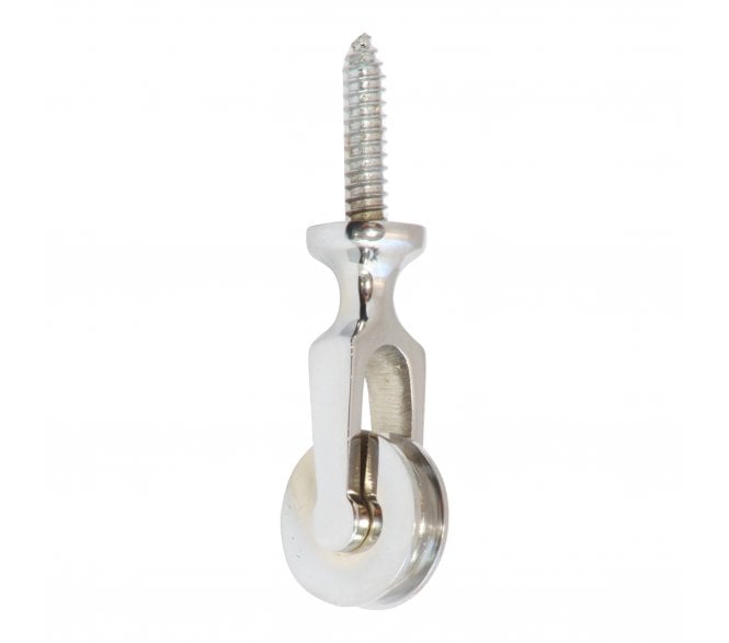 Prima Screw In Pulley - Polished Chrome