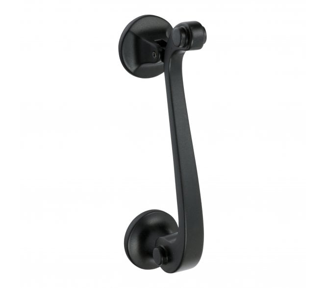 Prima Scroll Knocker - 145mm x 32mm - Matt Black