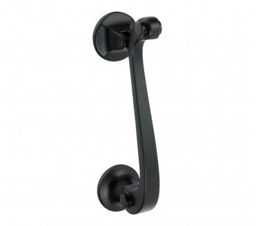 Prima Scroll Knocker - 145mm x 32mm - Matt Black