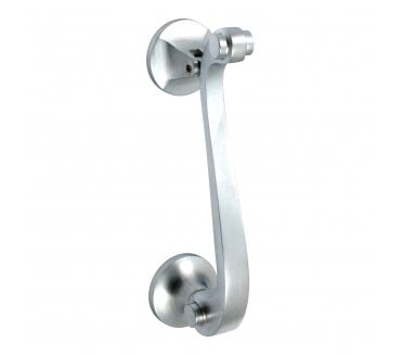 Prima Scroll Knocker - 145mm x 32mm - Satin Chrome