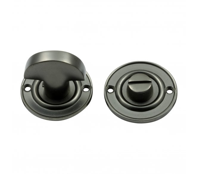 Prima Small Bathroom Thumbturn & Release Set - Dark Bronze