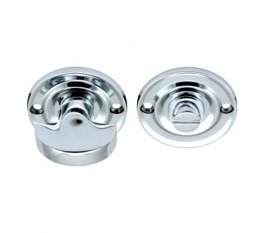Prima Small Bathroom Thumbturn & Release Set - Polished Chrome