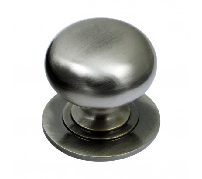 Prima Solid Victorian Cabinet Knobs - Pewter Finish