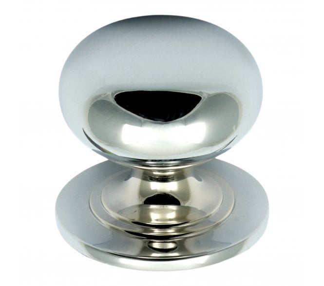 Prima Solid Victorian Cabinet Knobs - Polished Chrome
