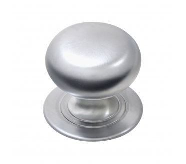 Prima Solid Victorian Cabinet Knobs - Satin Chrome