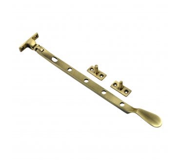Prima Spoon End Casement Window Stays - Antique Brass