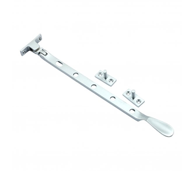 Prima Spoon End Casement Window Stays - Satin Chrome
