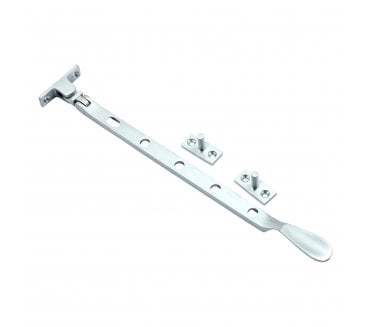 Prima Spoon End Casement Window Stays - Satin Chrome