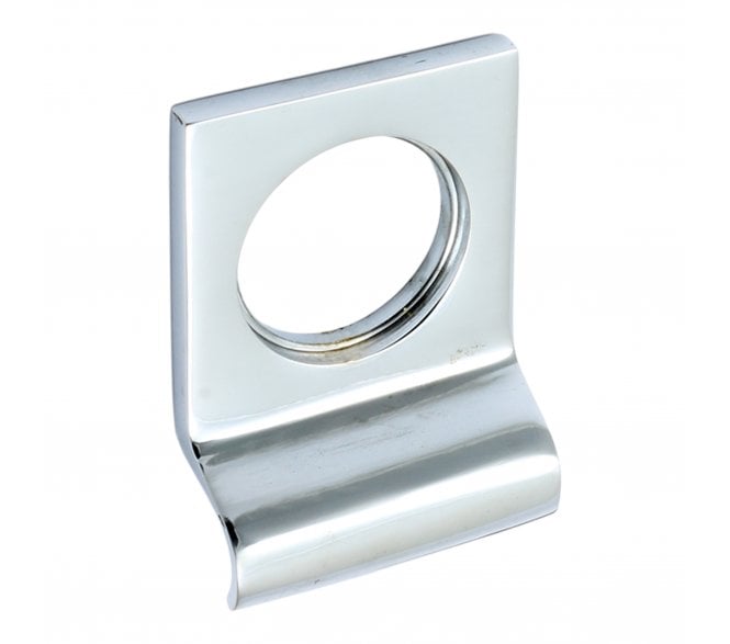 Prima Square Top Cylinder Pull - Polished Chrome