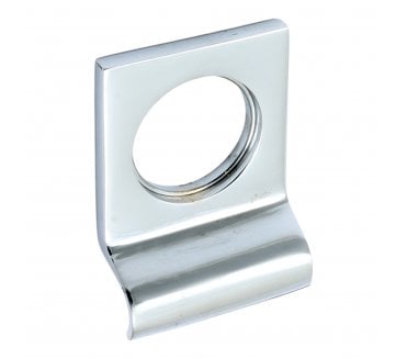 Prima Square Top Cylinder Pull - Polished Chrome