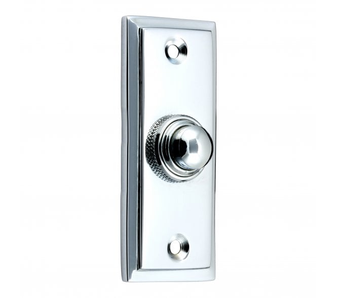 Prima Stepped Bell Push - Polished Chrome