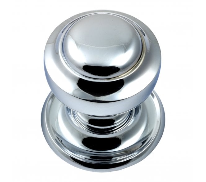 Prima Tiered Centre Door Knob - Polished Chrome