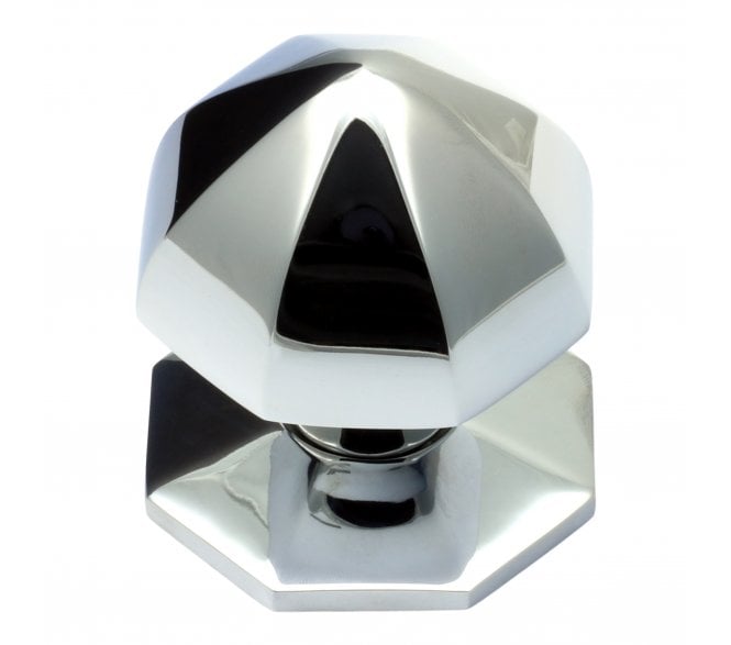 Prima Umbrella Centre Door Knob - Polished Chrome