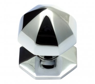 Prima Umbrella Centre Door Knob - Polished Chrome