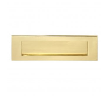 Prima UNL04 Victorian Letter Plates - Unlacquered Brass