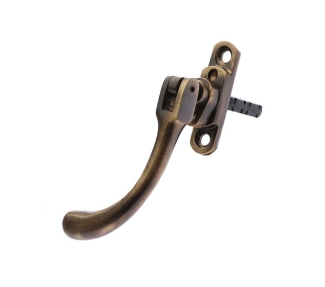 Prima Window Espagnolette Handles (Locking) - Antique Brass