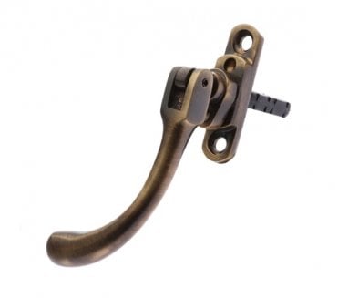 Prima Window Espagnolette Handles (Locking) - Antique Brass