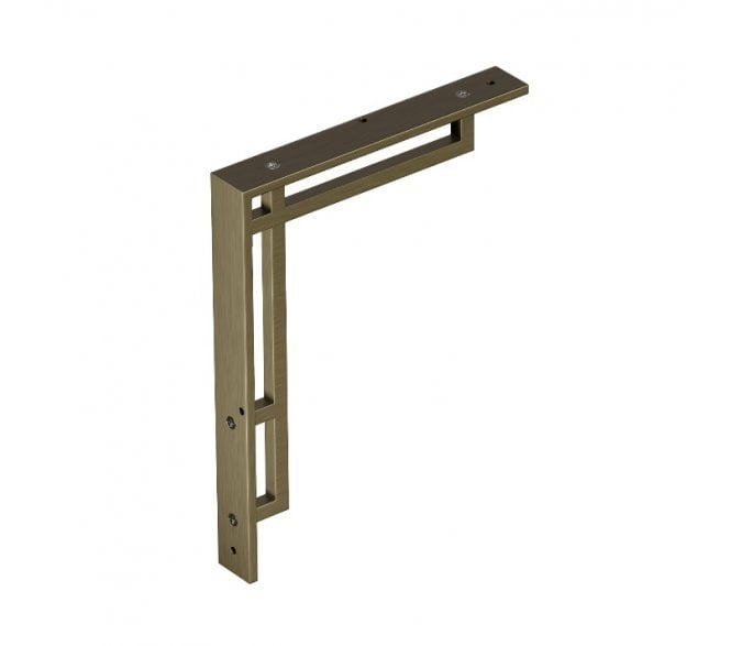 Prima XL2043 Art Deco Shelf Brackets - Antique Brass