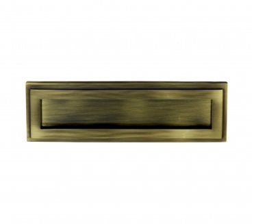 Prima XL686 Tudor Letter Plate - 310x90mm - Antique Brass