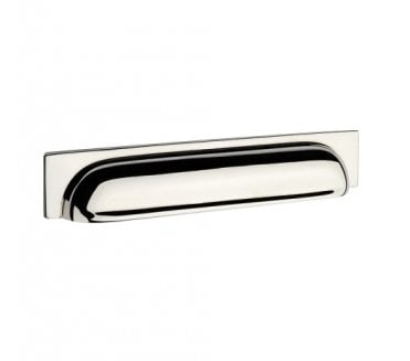 Queslett Luxury Cabinet Cup Pull Handles - Polished Nickel - 228mm