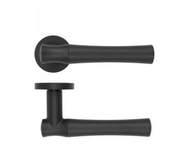 Rosso Maniglie Aldo Lever On Round Rose - Oscuro Matt Black
