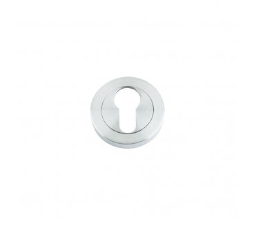 Rosso Maniglie RM001 Euro Profile Escutcheon - Satin Chrome