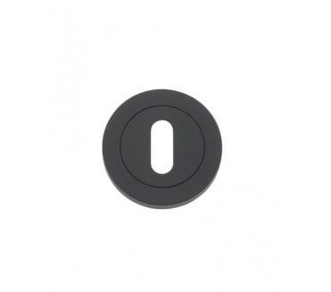 Rosso Maniglie RM002 Keyhole Escutcheon - Oscuro Matt Black