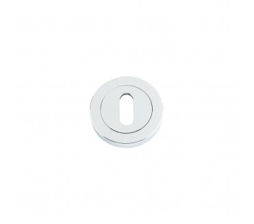 Rosso Maniglie RM002 Keyhole Escutcheon - Polished Chrome