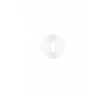 Rosso Maniglie RM002 Keyhole Escutcheon - Powder Coat White