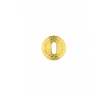 Rosso Maniglie RM002 Keyhole Escutcheon - Satin Brass