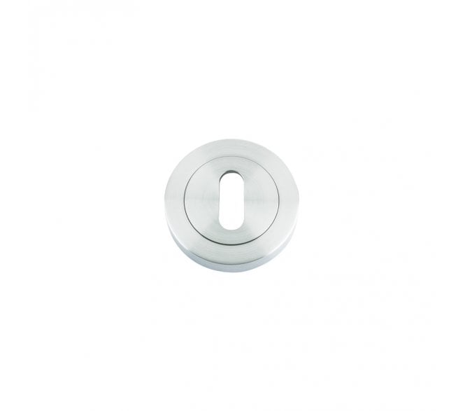 Rosso Maniglie RM002 Keyhole Escutcheon - Satin Chrome