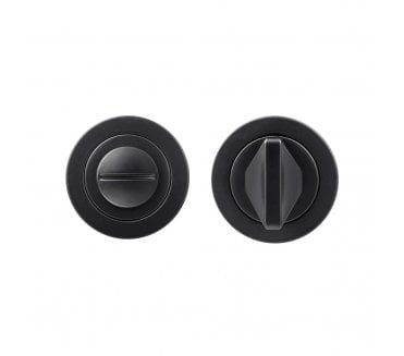 Rosso Maniglie RM004 Bathroom Turn & Release - Matt Black