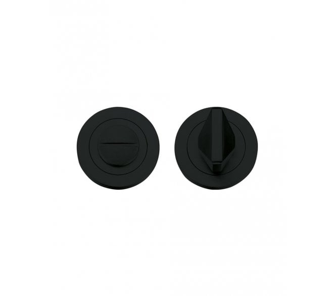Rosso Maniglie RM004 Bathroom Turn & Release - Oscuro Matt Black