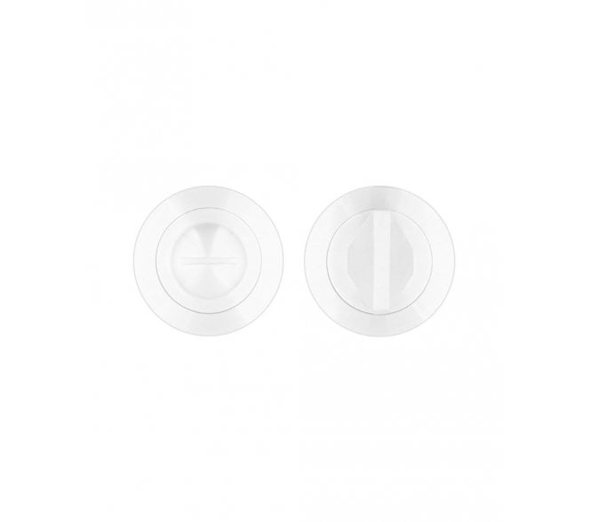 Rosso Maniglie RM004 Bathroom Turn & Release - Powder Coat White