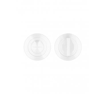 Rosso Maniglie RM004 Bathroom Turn & Release - Powder Coat White