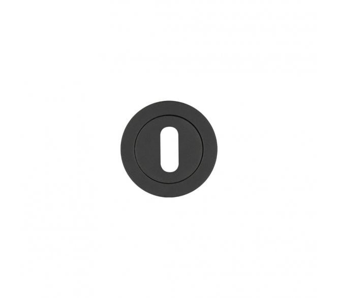 Rosso Tecnica RT002 Keyhole Escutcheon - Powder Coated White
