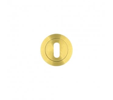 Rosso Tecnica RT002 Keyhole Escutcheon - PVD Satin Brass
