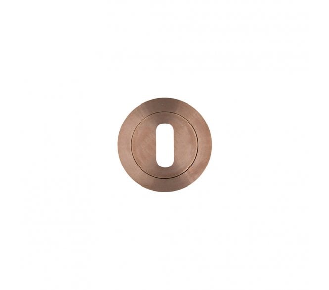 Rosso Tecnica RT002 Keyhole Escutcheon - PVD Satin Bronze