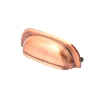 Sarah Beeny Hardy Drawer Cup Pull - Brushed Copper