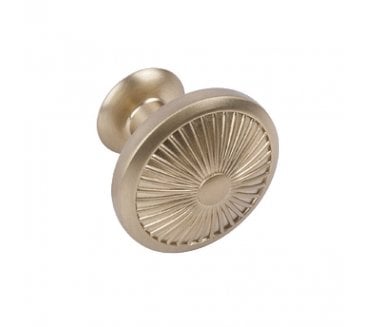 Sea Grass Premium Cabinet Knob 35mm - Champagne Gold
