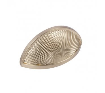 Sea Grass Premium Drawer Cup Pull - Champagne Gold
