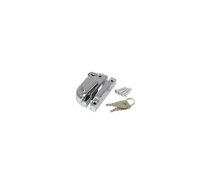 Securifitch Locking Sash Fastener - Polished Chrome