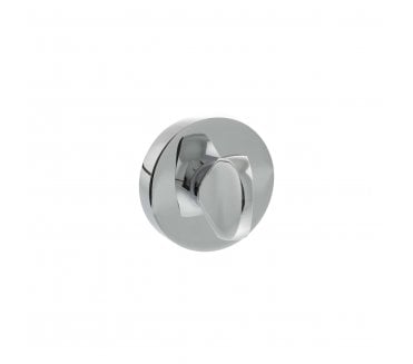 Senza Pari Bathroom Turn & Release On Minimal Round Rose - Polished Chrome